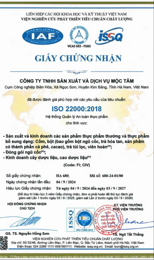 Giấy chứng nhận sản phẩm