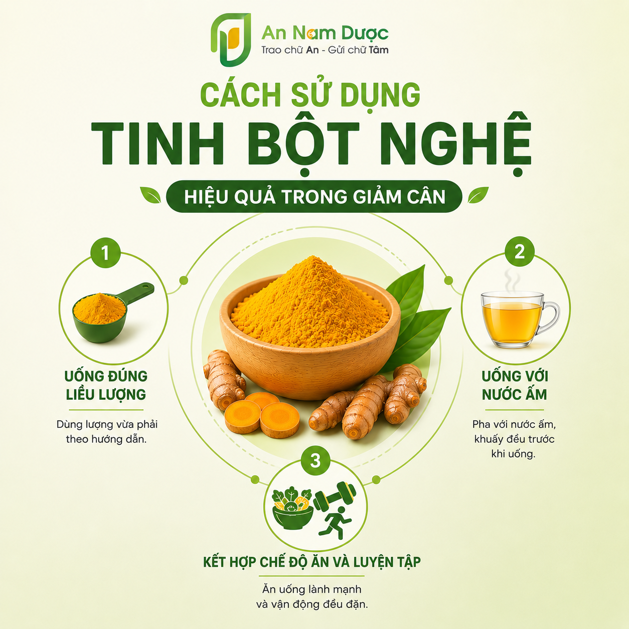 Cách sử dụng tinh bột nghệ hiệu quả trong giảm cân