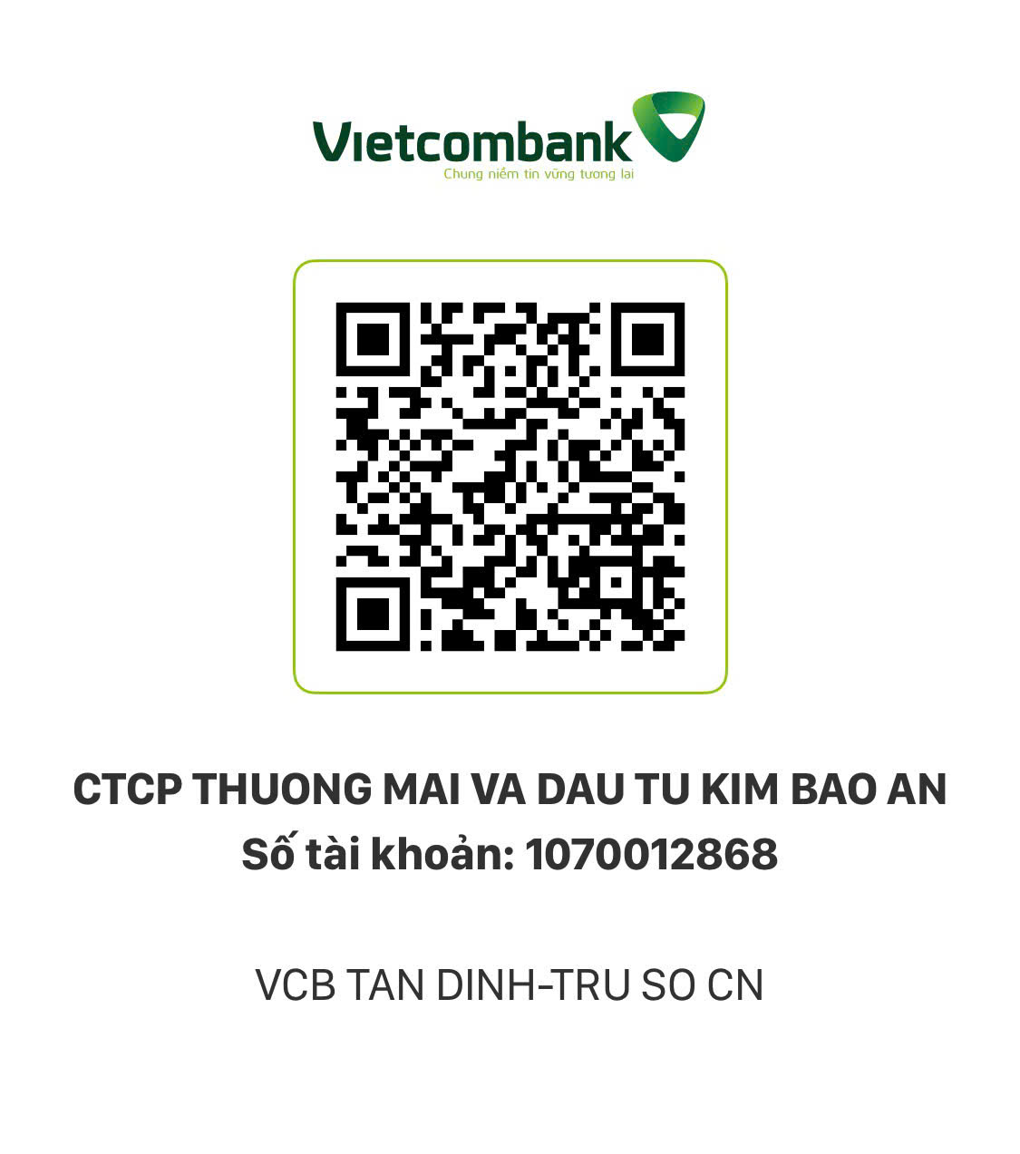 Tài Khoản Thanh Toán Kim Bảo An