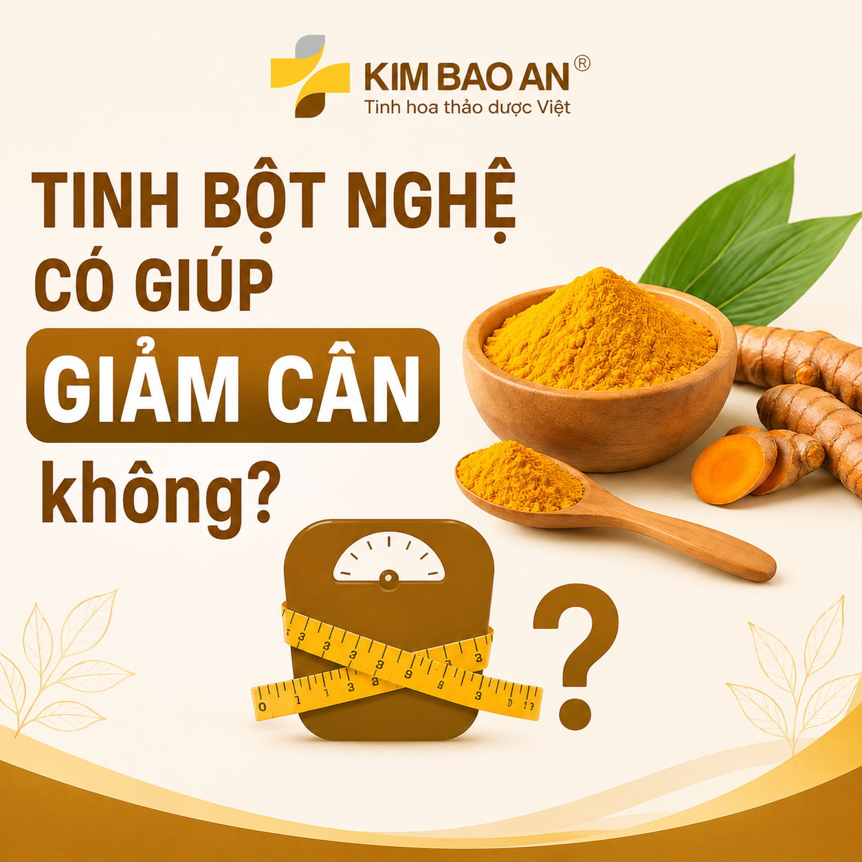 Tinh bột nghệ có giúp giảm cân không