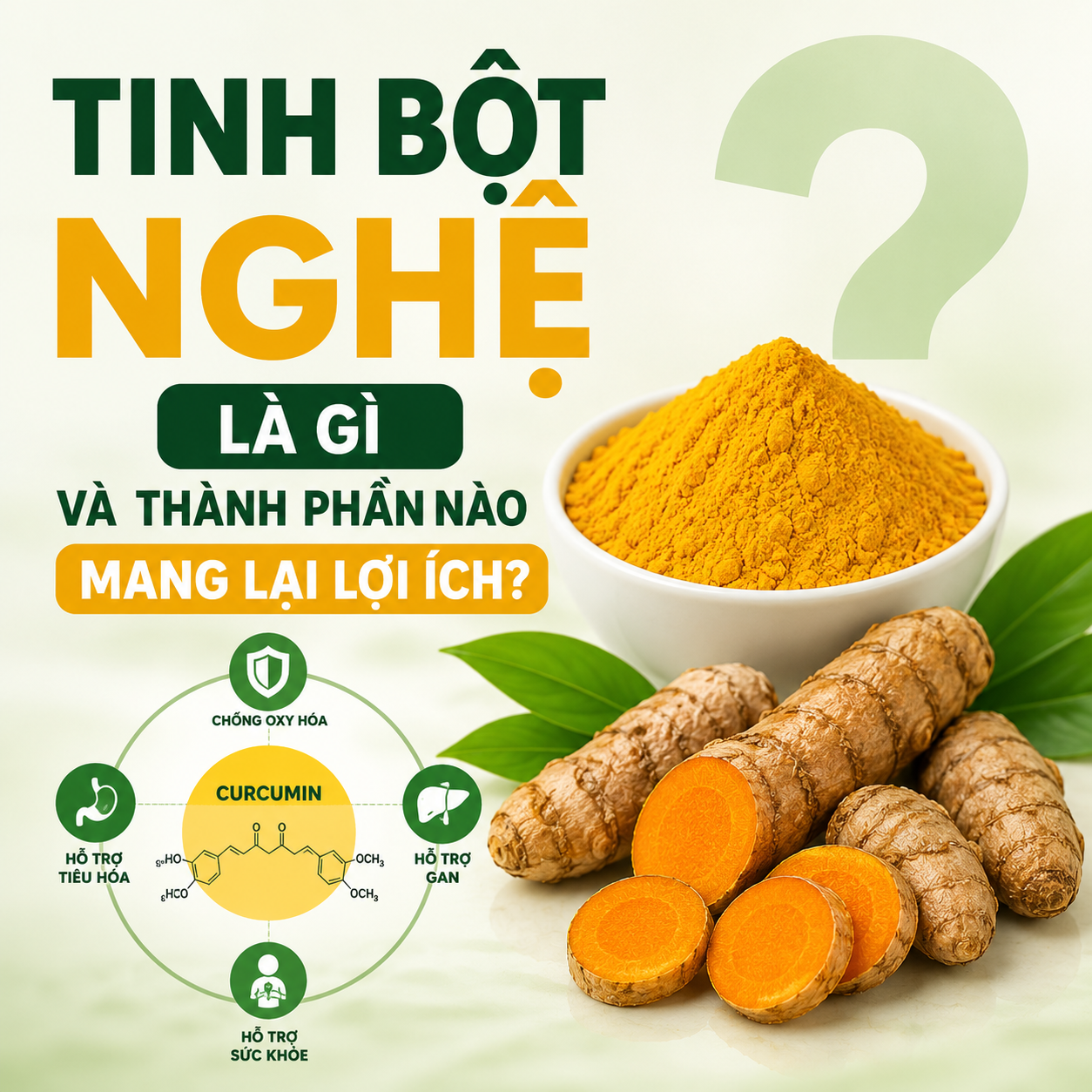 Tinh bột nghệ là gì và thành phần nào mang lại lợi ích