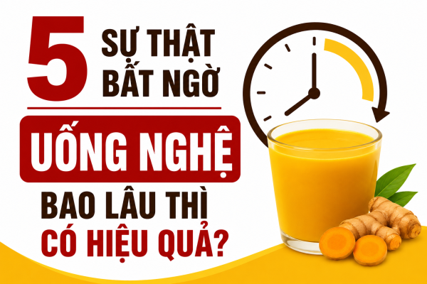 5 Sự Thật Bất Ngờ: Uống Nghệ Bao Lâu Thì Có Hiệu Quả?