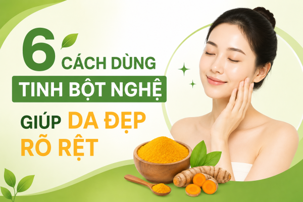 6 Cách Dùng Tinh Bột Nghệ Giúp Da Đẹp Rõ Rệt