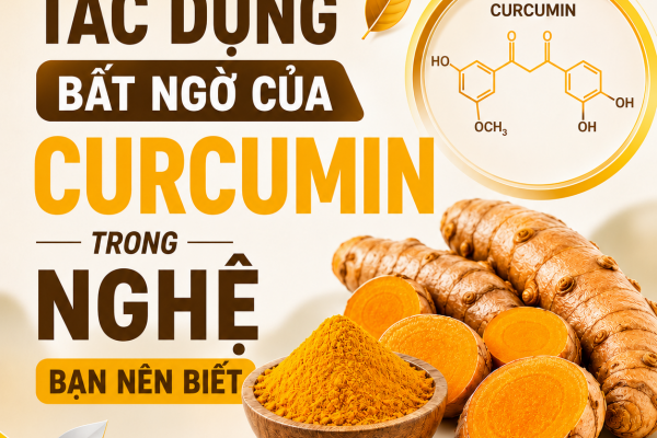 Tác Dụng Bất Ngờ Của Curcumin Trong Nghệ Bạn Nên Biết