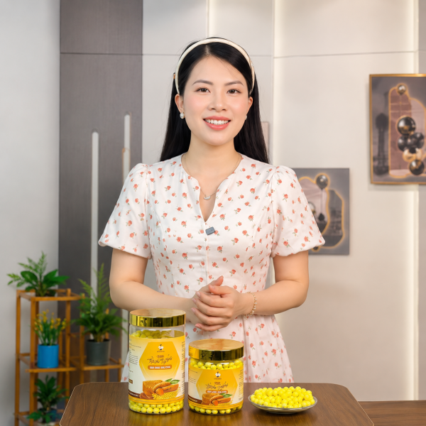 Viên Tinh Nghệ Mật Ong Sữa Chúa Kim Bảo An | Đã Có Phiếu Kiểm Nghiệm Chất Lượng