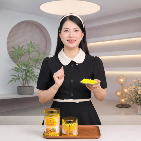 Bạn Nói Uống Nghệ Khó Lắm Thử Ngay Viên Tinh Nghệ Mật Ong Sữa Chúa Kim Bảo An